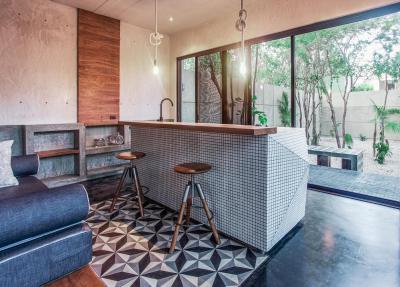 Lakókonyha - konyha / étkező ötlet, modern stílusban