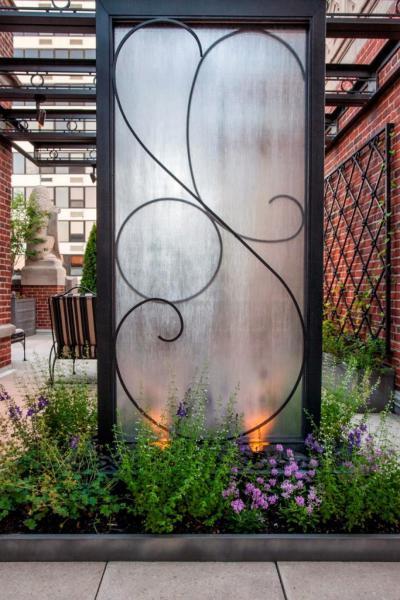 Egyedi térelválasztó - tető ötlet, klasszikus stílusban