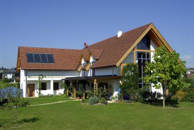 TONDACH® Figaro kerámia tetőcserép antik színben - tető ötlet, modern stílusban