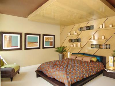 Egyedi falpanel - háló ötlet, modern stílusban