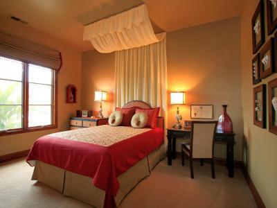 Fél-baldachinos ágy - háló ötlet, klasszikus stílusban