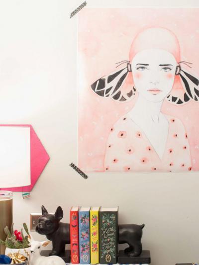 Fali dekor - háló ötlet