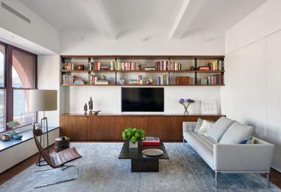 Kis lakás nappalija - nappali ötlet, modern stílusban