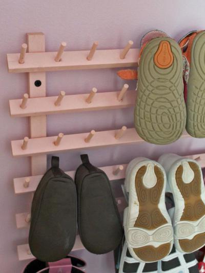 Helytakarékos cipőtároló - előszoba ötlet, modern stílusban