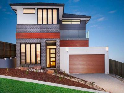 Bejárati ajtó18 - homlokzat ötlet, modern stílusban