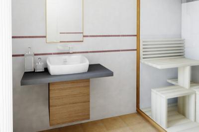 Zalakerámia Carneval burkolólap család - fürdő / WC ötlet, modern stílusban