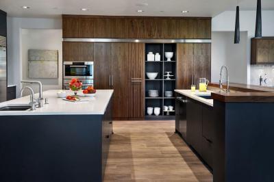 Dupla konyhasziget - konyha / étkező ötlet, modern stílusban