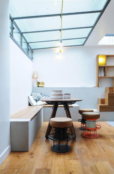 Design bútorok az étkezőben - konyha / étkező ötlet, modern stílusban