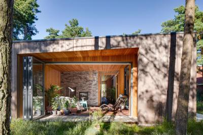 Hangulatos terasz veranda - homlokzat ötlet, modern stílusban