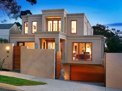 Különböző formák és alakzatok a háztetőn8 - homlokzat ötlet, modern stílusban