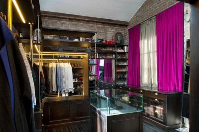 Gardróbszoba - belső továbbiak ötlet, modern stílusban