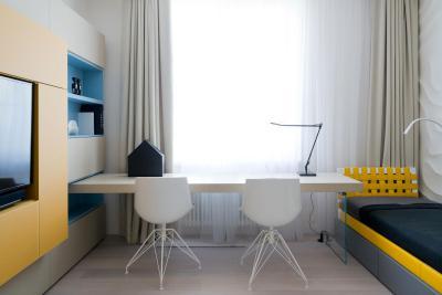 Dolgozósarok a hálószobában - háló ötlet, modern stílusban