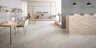 Stonework Quarzite Bianca Negozio - belső továbbiak ötlet, modern stílusban