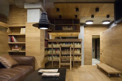Modern és rusztikus nappali - nappali ötlet