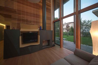 Faburkolatok a nappaliban - nappali ötlet, modern stílusban