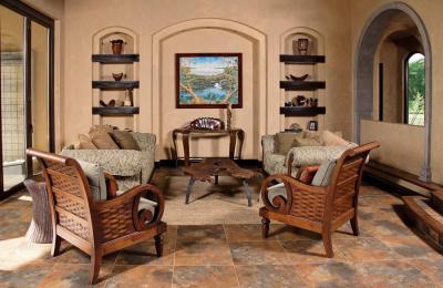 Nappali koloniál bútorral - nappali ötlet, klasszikus stílusban