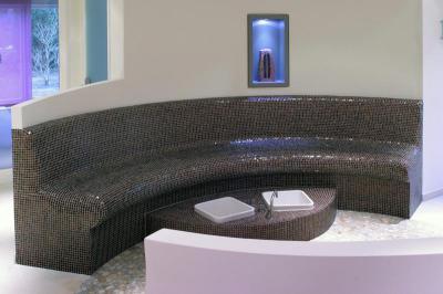 Wellness helyiség Lambda Wedi építőlemezzel formálva - belső továbbiak ötlet, modern stílusban