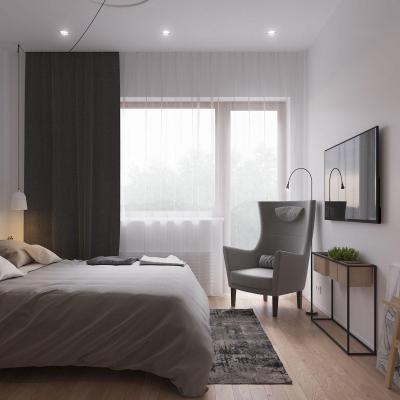 Monokróm háló - háló ötlet, modern stílusban