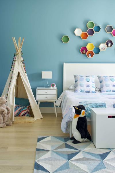 Színes gyerekszoba - gyerekszoba ötlet, modern stílusban