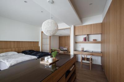 Dolgozósarok a hálószobában - háló ötlet, modern stílusban