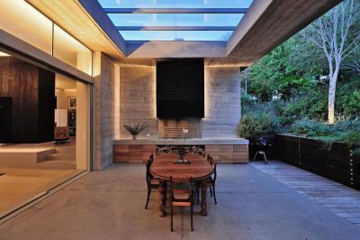 Veranda üvegtetővel - erkély / terasz ötlet, modern stílusban