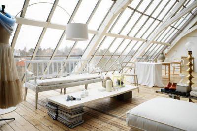 Ahol a fény az úr - tetőtér ötlet, modern stílusban