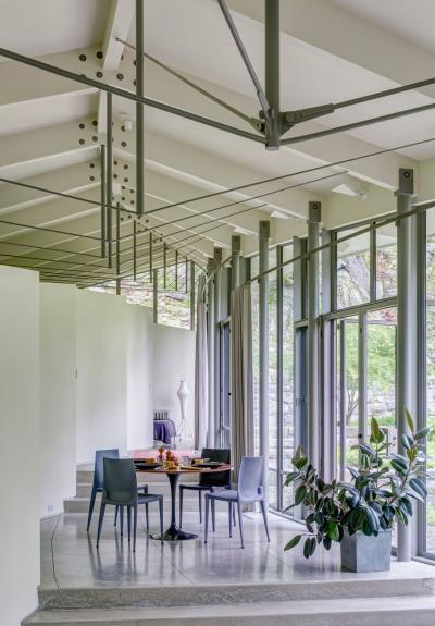 Különleges belső - nappali ötlet, modern stílusban