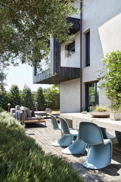 Kultikus bútorok a teraszon - erkély / terasz ötlet, modern stílusban