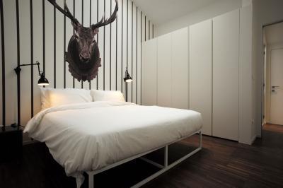 Egyedi faldekor a hálóban - háló ötlet, modern stílusban