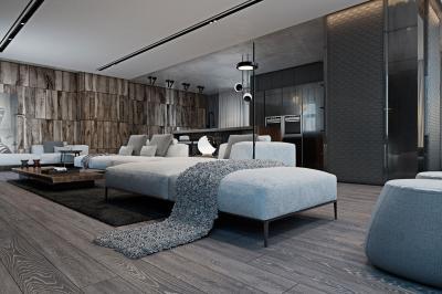 Design bútorok és látványos belsőépítészeti megoldások - nappali ötlet, modern stílusban