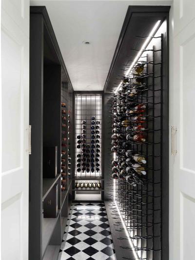 Látványos bortároló - belső továbbiak ötlet, modern stílusban
