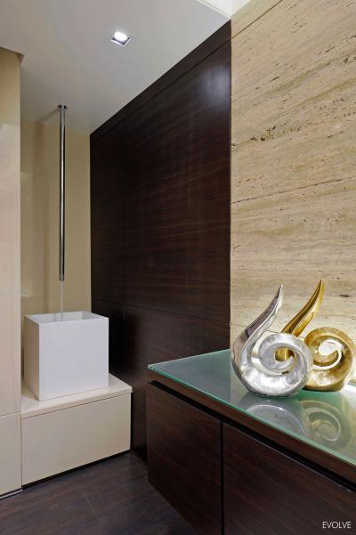 Tiszta design a fürdőben - fürdő / WC ötlet, modern stílusban