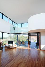 Benapozott enteriőr - nappali ötlet, modern stílusban