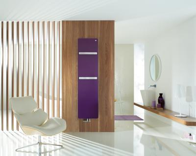 Zehnder Vitalo Bar Violet melegvizes üzemmód - fürdő / WC ötlet, modern stílusban