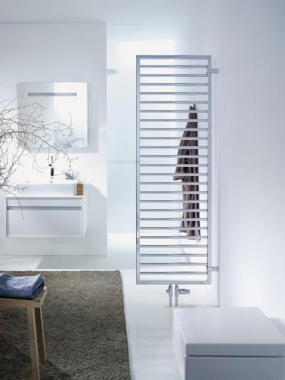 Zehnder Subway Króm térelválasztós kivitel melegvizes üzemmód - fürdő / WC ötlet, modern stílusban