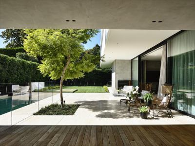 Terasz faburkolattal - erkély / terasz ötlet, modern stílusban