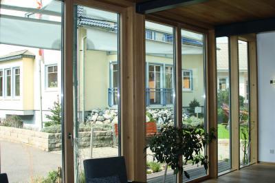 Ablakok és üvegajtó - belső továbbiak ötlet, modern stílusban