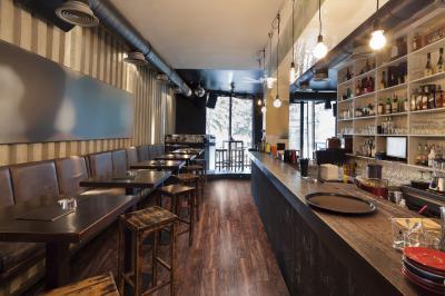 Hangulatos étterem vinyl padlóval - belső továbbiak ötlet, rusztikus stílusban