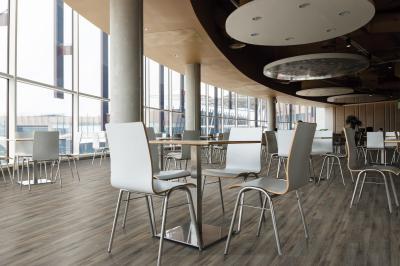 Szürke árnyalakot a vinyl padlón - belső továbbiak ötlet, modern stílusban