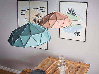 Egyedi mennyezeti lámpák - konyha / étkező ötlet, modern stílusban