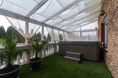 Télikert, terasz beépítés - erkély / terasz ötlet, klasszikus stílusban