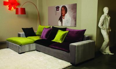 Monte Carlo sarokkanapé - nappali ötlet, modern stílusban