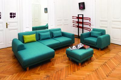 Amsterdam sarokkanapé - nappali ötlet, modern stílusban