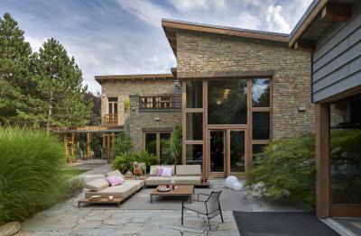 Kárpitos kerti bútorok - erkély / terasz ötlet, modern stílusban