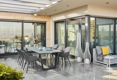 Étkező a teraszon - erkély / terasz ötlet, modern stílusban