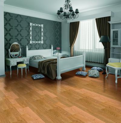 Készparketta a hálószobában - háló ötlet, klasszikus stílusban