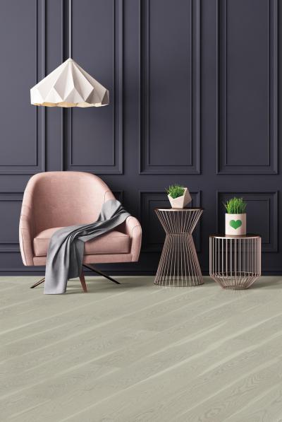 Világos színű készparketta - nappali ötlet, modern stílusban