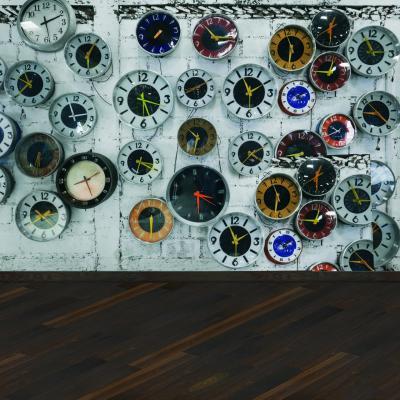 Sötét színű készaparketta - nappali ötlet, eklektikus stílusban