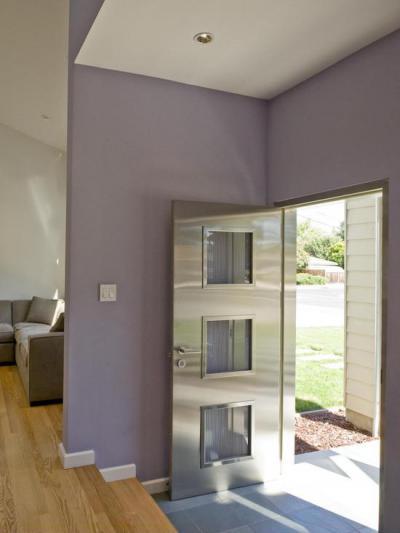 Térelválasztó lépcsősen - bejárat ötlet, modern stílusban