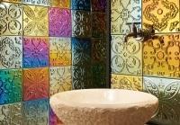 Különleges falicsempe - fürdő / WC ötlet